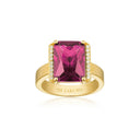 Ring Roccanova X-Grande - 18 Kt. Forgyldt, Med Lyserøde Og Hvide Zirkoner