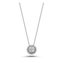14kt. POSH Vedhæng m. 0,45ct. W-si inkl.kæde