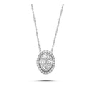 14kt. POSH Vedhæng m. 0,64ct. W-si inkl. kæde