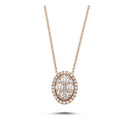 14kt. POSH Vedhæng m. 0,64ct. W-si inkl. kæde