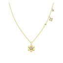 14kt. OLIVIA halscollier med 0,14ct, W-si