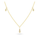 14kt. OLIVIA halscollier med 0,13ct. wsi