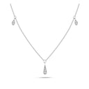 14kt. OLIVIA halscollier med 0,13ct. wsi