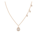 14kt. OLIVIA halscollier med 0,24ct. W-si