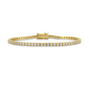 14kt. Tennisarmbånd med i alt 2,10ct. W-si