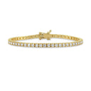 14kt. Tennisarmbånd med i alt 3,0ct. W-si