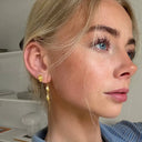 Julia - Øreringe Forgyldt