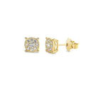 14kt. CORONET ørestikker med 0,42ct. W-vs