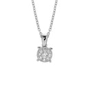 14kt. CORONET vedhæng med 0,21ct. W-vs