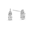 14kt. DAHLIA Ørestikker med i alt 0,62ct. W-si