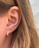 Esta enamel øreringe