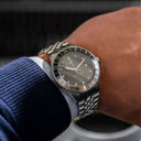 1982 GMT World Traveler, Steel / Dark Blue & Off White