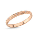 14kt. Noelle ring med 0,045ct W-si