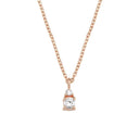 14kt PETIT vedhæng med 1x 0,10 + 1 x 0,025ct. W-si inkl. 14kt. kæde