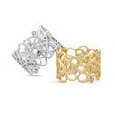 14kt. Ring med 6x0,02ct. W-vs