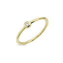 14kt. ZOE ring med 0,03ct. W-si