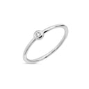 14kt. ZOE ring med 0,03ct. W-si