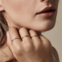 14kt. ZOE ring med 0,03ct. W-si