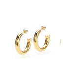 Aura - Hoops Medium Forgyldt
