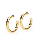 Aura - Hoops Large Forgyldt