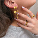 Drop - Øreringe Forgyldt