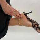 Sirena - Ankelkæde Forgyldt