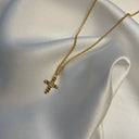 Guld kors halskæder