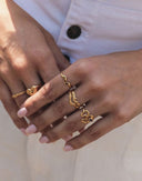 Forgyldte ringe