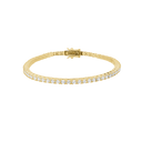 Aagaard - forg. tennis sølv armb m/cz 18 cm