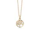 Aagaard - forg.  sølv collier livetstræ 45cm