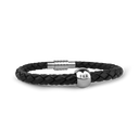 Mens Armbånd Sort Med Rund Far Charm