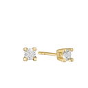 Eternity 14Kt Ørestik 2X0,35Ct Wsi 4/Gra