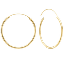 8Kt Creol 43Mm, Tråd 1,4Mm M/Vippelås