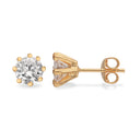 Ørepynt syn.zir. 6 mm. 8 kt.