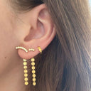 Three Dots Earring Piece - Single