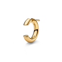 Disrupted 22 Hoop Goldplated Silver - Single