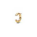 Disrupted 14 Hoop Goldplated Silver - Single