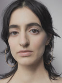 Senorita 70 Hoops Goldplated Silver - Pair