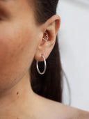 Senorita 35 Hoops Silver - Pair