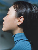 Maria Black Twirl pearl ørering
