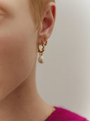 Cha Cha Earring Goldplated Silver