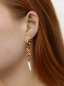 Anil 8 Huggie Goldplated Silver - Single