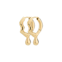 Mira Huggie Goldplated Silver - Single