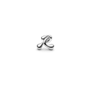 Puff Ball Stud Silver - Single
