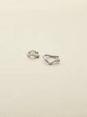 Yasmin 8 Huggie Silver - Single