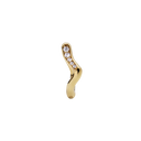 Yasmin 8 Huggie Goldplated Silver - Single
