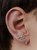 Lotus Stud Silver - Single