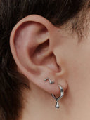 Lotus Stud Silver - Single