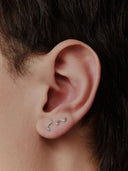 Lotus Stud Goldplated Silver - Single