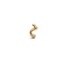 Lotus Stud Goldplated Silver - Single